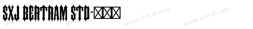 Sxj Bertram Std字体转换